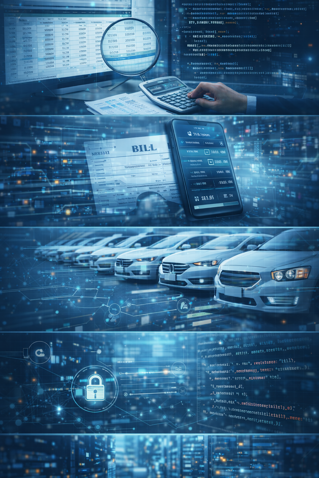 Custom enterprise systems for telecom billing, fleet leasing management, system integration and software development